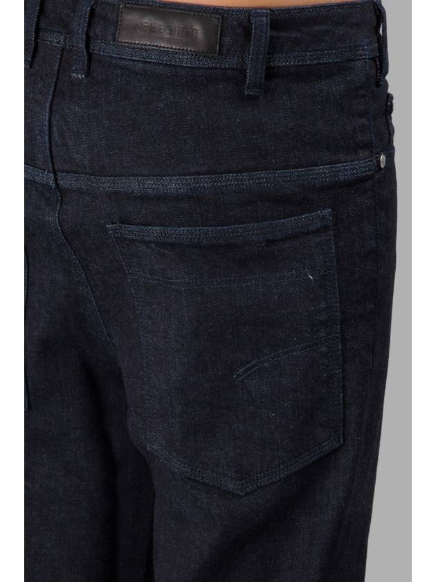 Neil Barrett Straight leg turn up cropped jeans - NEIL BARRETT - BALAAN 5