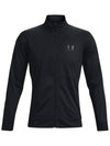 Men's UA Pique Track Jacket Black - UNDER ARMOUR - BALAAN 1