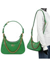 Aphrodite Small Logo Chain Shoulder Bag Green - GUCCI - BALAAN 2