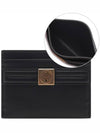 Micro Classic Grain Tree Slip Card Wallet Black - MULBERRY - BALAAN 3