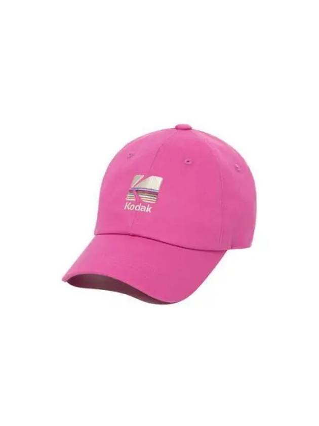 KODAK Apparel rainbow embroidery ball cap HOT PINK - KODO - BALAAN 1