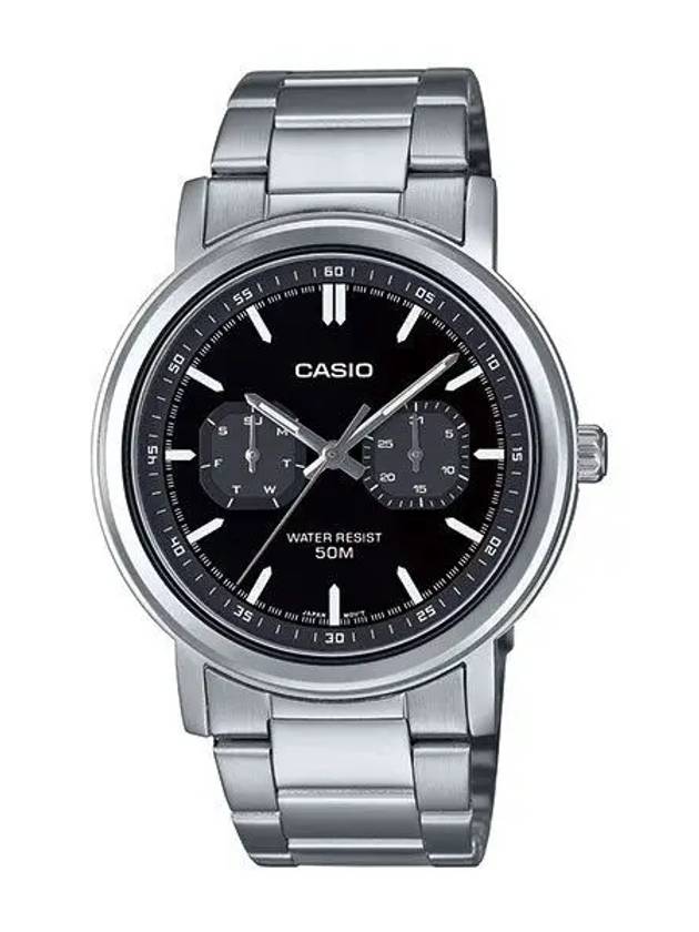 Men s Metal Wrist Watch Multifunction MTP E335D 1E - CASIO - BALAAN 1