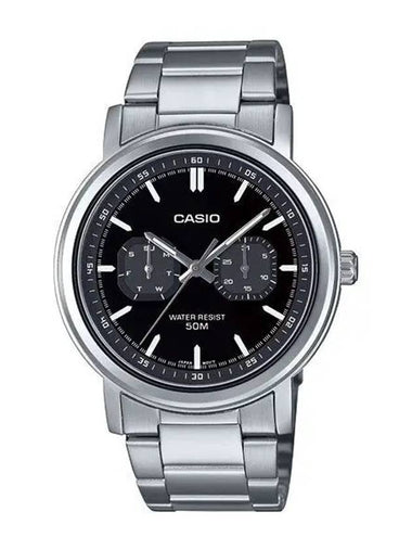 Men s Metal Wrist Watch Multifunction MTP E335D 1E - CASIO - BALAAN 1