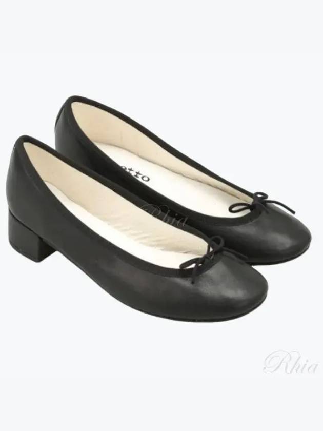 Women's Camille Middle Pumps Shoes Matte Black - REPETTO - BALAAN 2