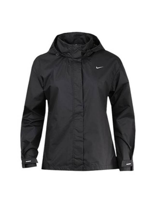 Women's Fast Repel Hooded Jacket Black - NIKE - BALAAN 1