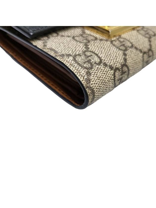 Women s 453155 GG Supreme Canvas Padlock Bicycle Wallet - GUCCI - BALAAN 7