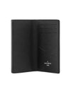 Pocket Organizer Monogram Card Wallet Black - LOUIS VUITTON - BALAAN 4