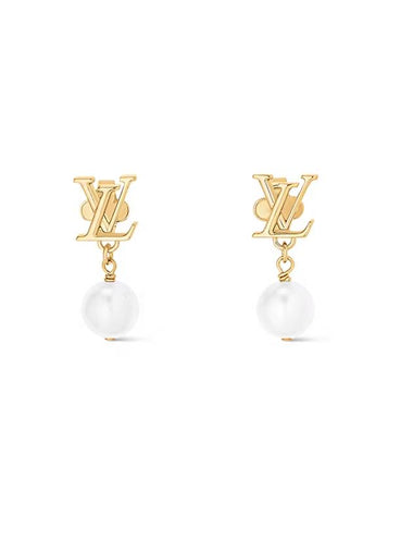 LV Iconic Louisa Earrings Gold - LOUIS VUITTON - BALAAN 1