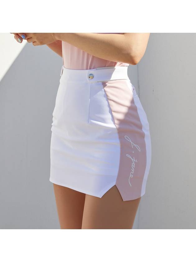 Golf Wear New Double Slit Skirt Pink - J JANE - BALAAN 1