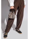 Tech Leopard Pouch Tote Bag - GANNI - BALAAN 7