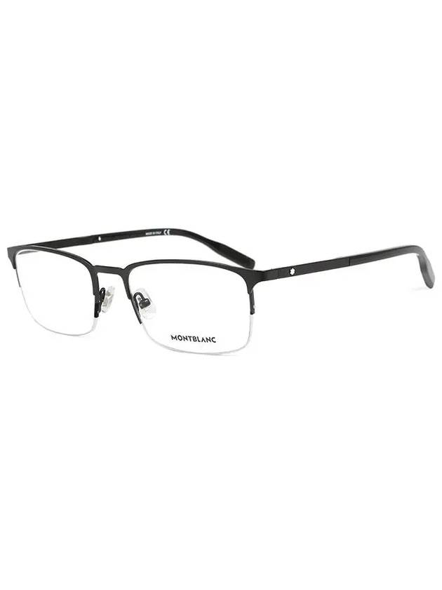 Eyewear Square Metal Glasses Black - MONTBLANC - BALAAN.