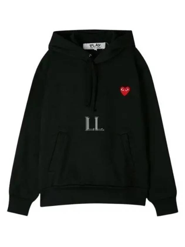 Men's Red Wappen Hood Black - COMME DES GARCONS - BALAAN 2