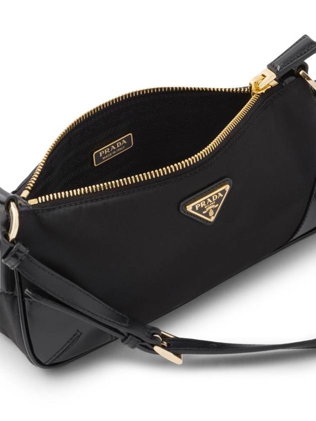 Re-Edition 2002 Re-Nylon Brushed Leather Shoulder Bag Black - PRADA - BALAAN 6