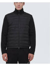 Padded Wool Zip-up Jacket Black - MONCLER - BALAAN 2