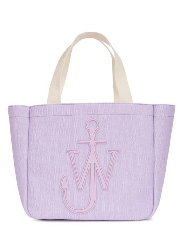 Logo Patch Top Handle Tote Bag Purple - JW ANDERSON - BALAAN 1