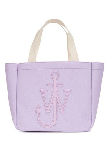 Logo Patch Top Handle Tote Bag Purple - JW ANDERSON - BALAAN 1