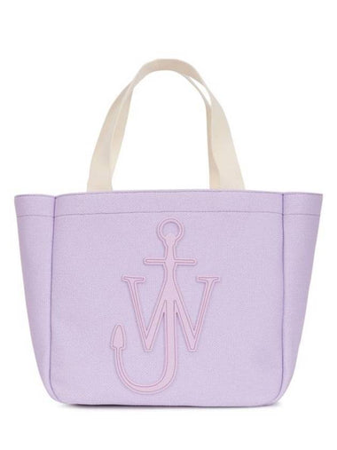 Logo Patch Top Handle Tote Bag Purple - JW ANDERSON - BALAAN 1