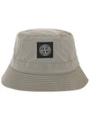 Econyl Regenerated Nylon Bucket Hat Beige - STONE ISLAND - BALAAN 3