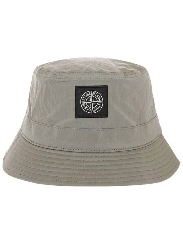 Econyl Regenerated Nylon Bucket Hat Beige - STONE ISLAND - BALAAN 3