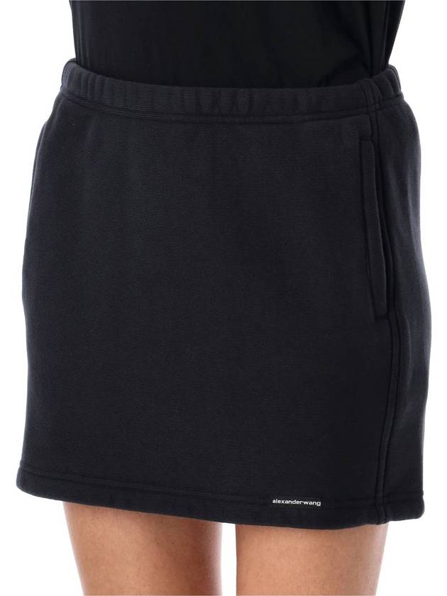 T By Alexander Wang Mini Skirt Fleece - ALEXANDER WANG - BALAAN 3