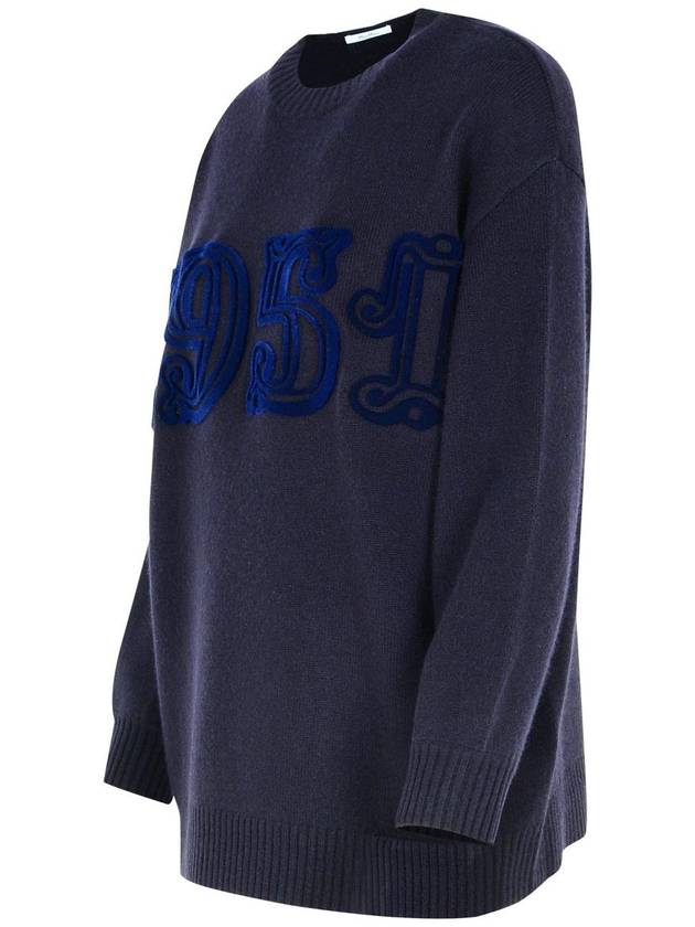 Fido cashmere blend knit top ultramarine - MAX MARA - BALAAN 3