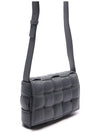 Cassette Intrecciato Padded Small Cross Bag Thunder - BOTTEGA VENETA - BALAAN 4