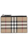 Vintage Check Zip Card Wallet Beige - BURBERRY - BALAAN 2