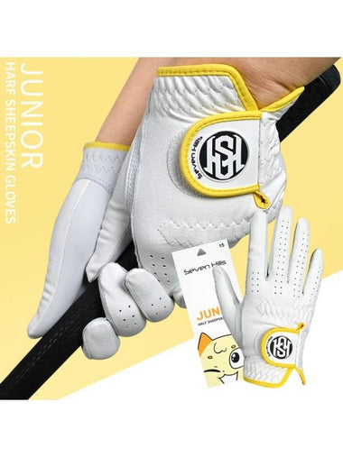 Seven Hills Junior Children s Two Handed Half Sheepskin Golf Gloves Unisex - ETC - BALAAN 1