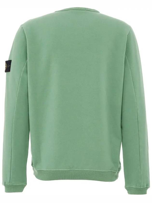 Waffen Patch Crew Neck Sweatshirt Sage Green - STONE ISLAND - BALAAN 4