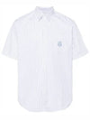 Linus Striped Short Sleeve Shirt Blue White - CARHARTT WIP - BALAAN 2