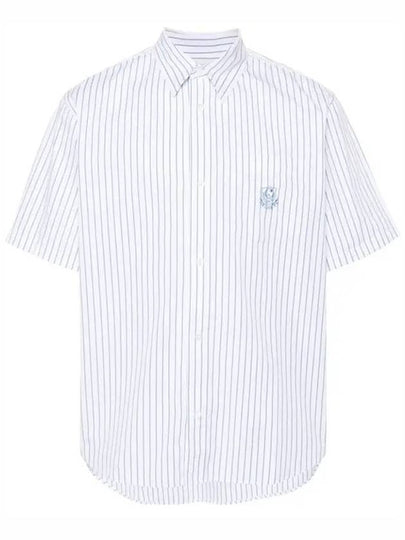 Linus Striped Short Sleeve Shirt Blue White - CARHARTT WIP - BALAAN 2