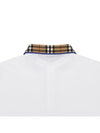 Kids check collar short sleeve t shirt JOHANE 8073160 A1464 Adults can wear - BURBERRY - BALAAN 4