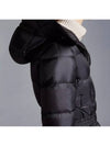 Boedic Long Down Padding Black - MONCLER - BALAAN 7