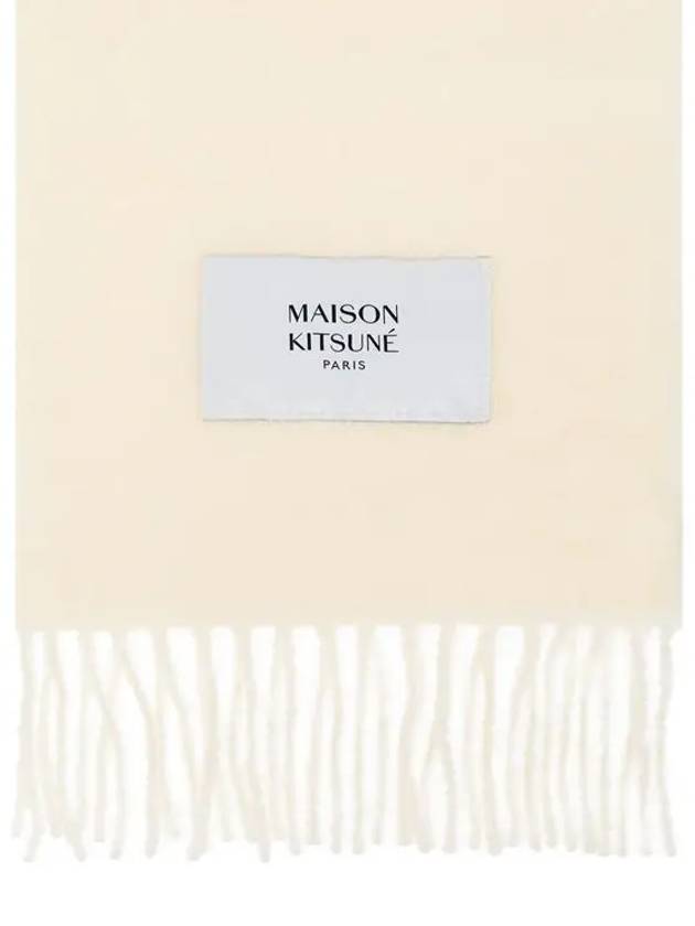 Baby Alpaca Muffler Milk - MAISON KITSUNE - BALAAN 2