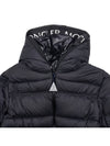 Yser Logo Short Down Padding Black - MONCLER - BALAAN 4