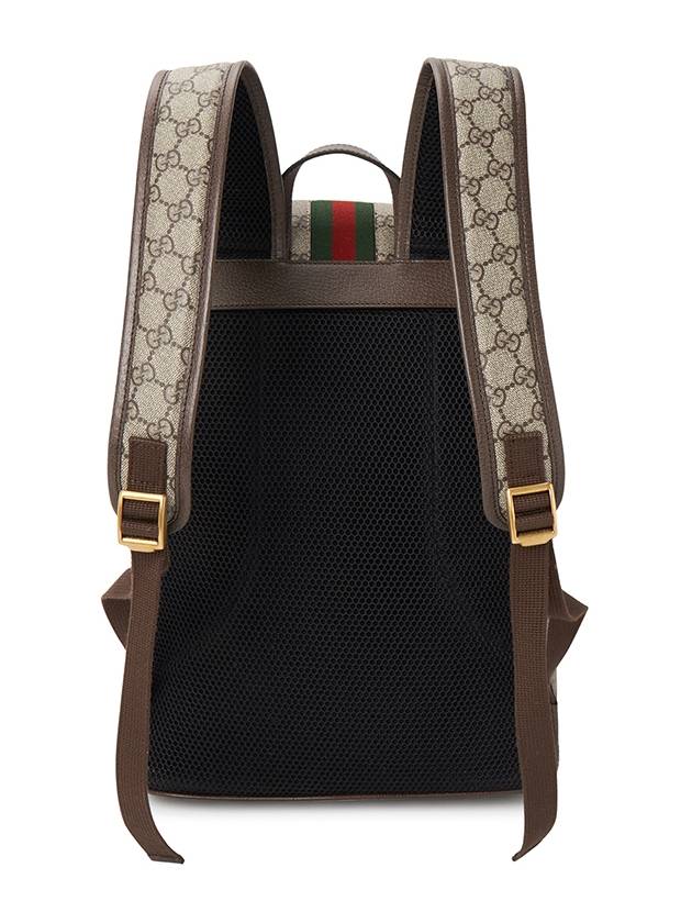 Ophidia Small GG Backpack Beige Ebony - GUCCI - BALAAN 4