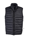 Loom Woven Chambers Recycled Nylon Down TC Vest Black - STONE ISLAND - BALAAN 2