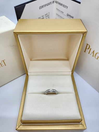 Daol Beomeo Branch Possession Ring Full Diamond 4 7mm 23 Years G34P5N00 Condition S - PIAGET - BALAAN 1