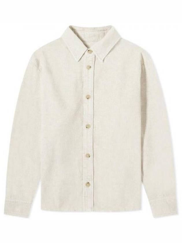 Bobby Corduroy Long Sleeve Shirt Ecru - A.P.C. - BALAAN 2