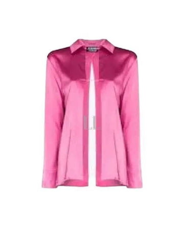 Jacquemus La Chemise Notte Shirt Pink 213SH1031000430SS23 - JACQUEMUS - BALAAN 1