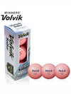 Golf ball Solice metal coating pearl high repulsion 3 piece 3 balls - VOLVIK - BALAAN 4