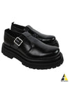 Round Toe Loafers Black - AMI - BALAAN 2