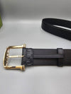 Women s GG Microsima Black Leather Belt 281548 - GUCCI - BALAAN 6