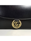 GG Ring Medium Shoulder Bag Black - GUCCI - BALAAN 6