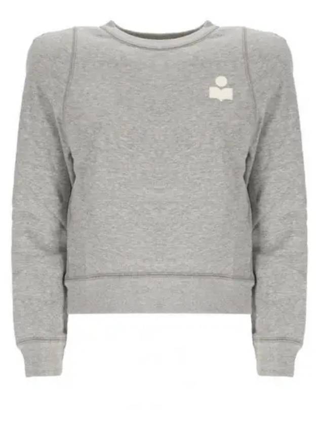 PrissaLogo Print Sweatshirt Grey - ISABEL MARANT - BALAAN 2