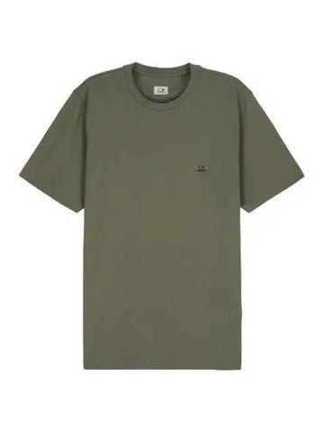 Jersey t shirt bronze green short sleeve - CP COMPANY - BALAAN 1