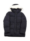 Men's Lens Fleece Detachable Duck Down Padded Parka Dark Navy - CP COMPANY - BALAAN 2