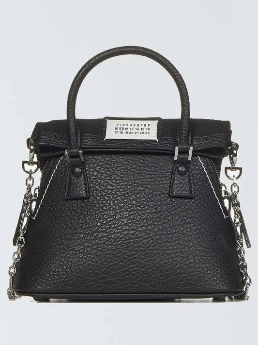 5AC Classique Micro Tote Bag Black - MAISON MARGIELA - BALAAN 2