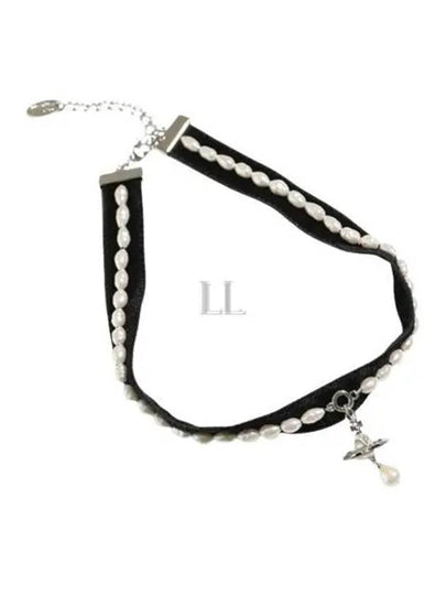 Alexa Choker Necklace Black - VIVIENNE WESTWOOD - BALAAN 2