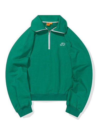 Cropped half zip-upgreen - BATTRACT - BALAAN 1